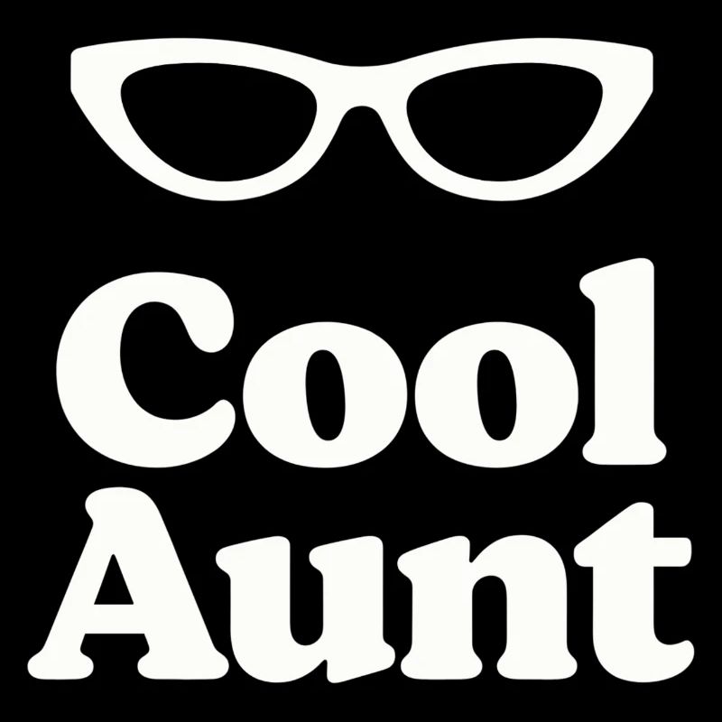 Cool Aunt Eyeglasses Logo