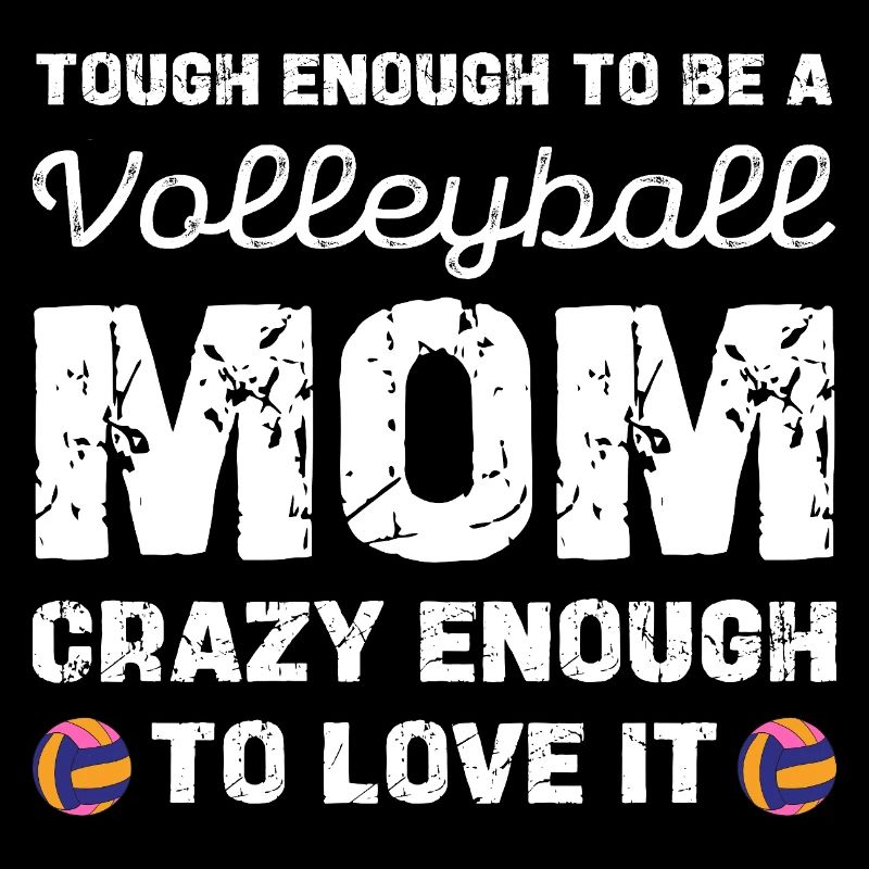 Maman de volley-ball courageuse et adore ça