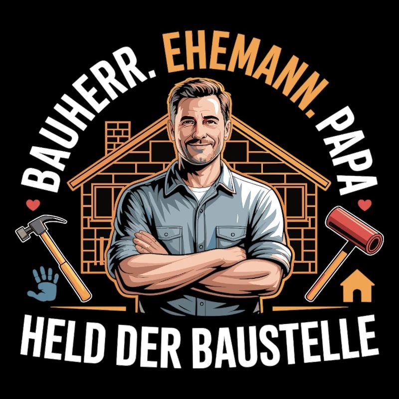 Held der Baustelle – Papa, Ehemann & Bauherr