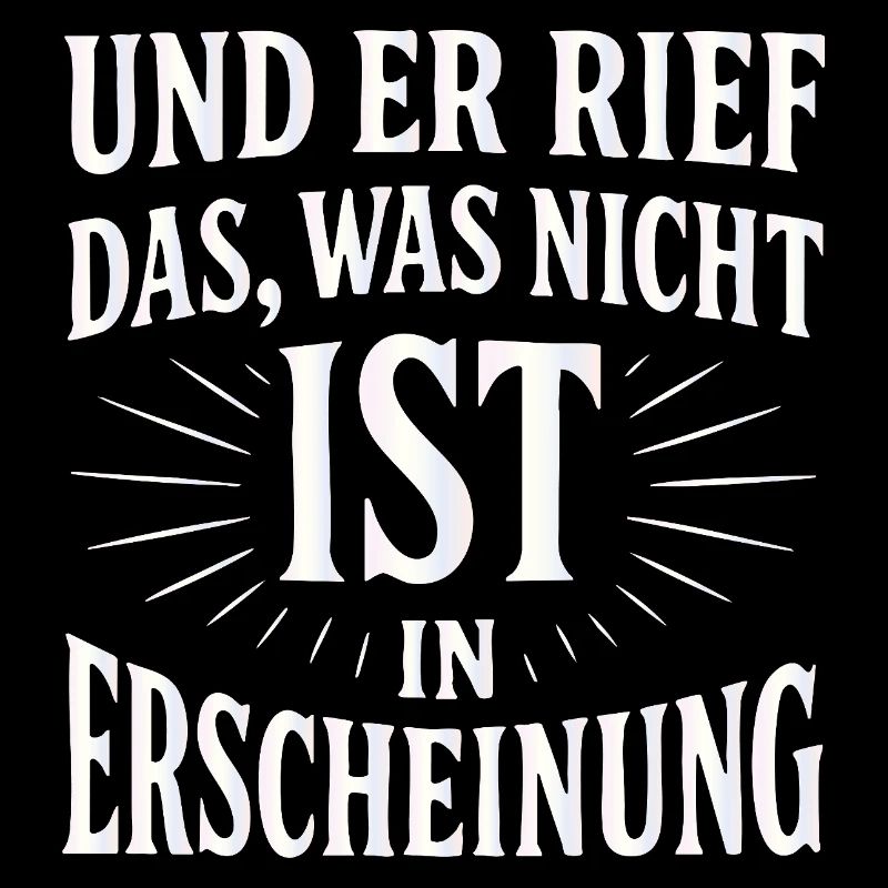 And he called forth that which is not