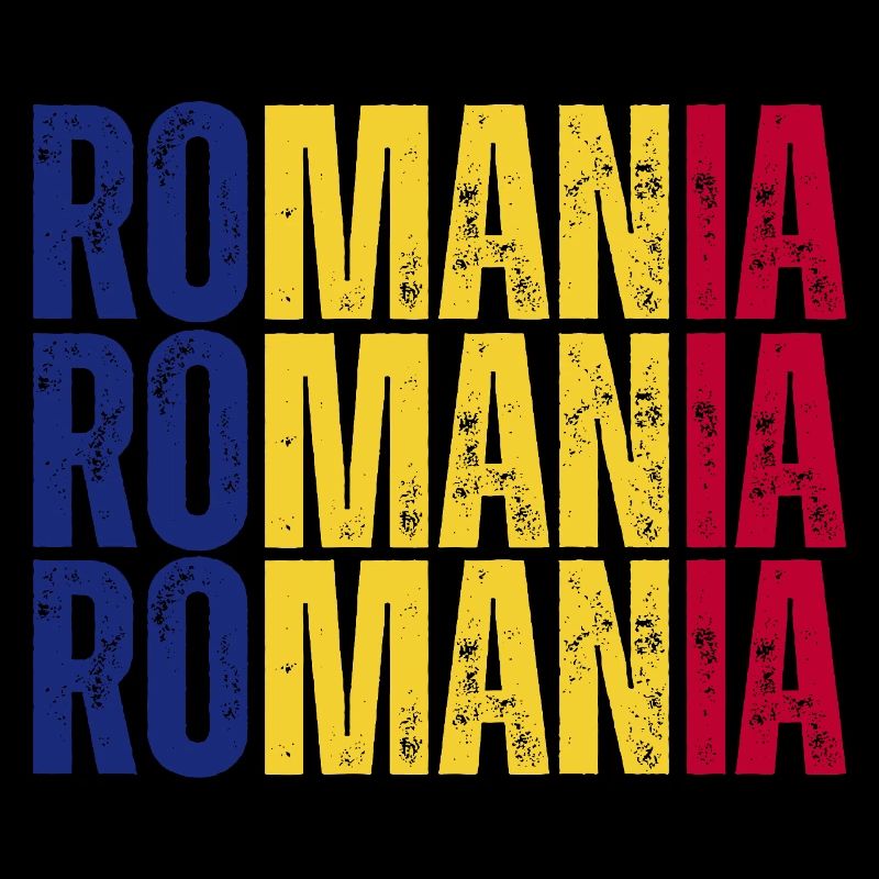 Drapeau roumain, j’adore la Roumanie