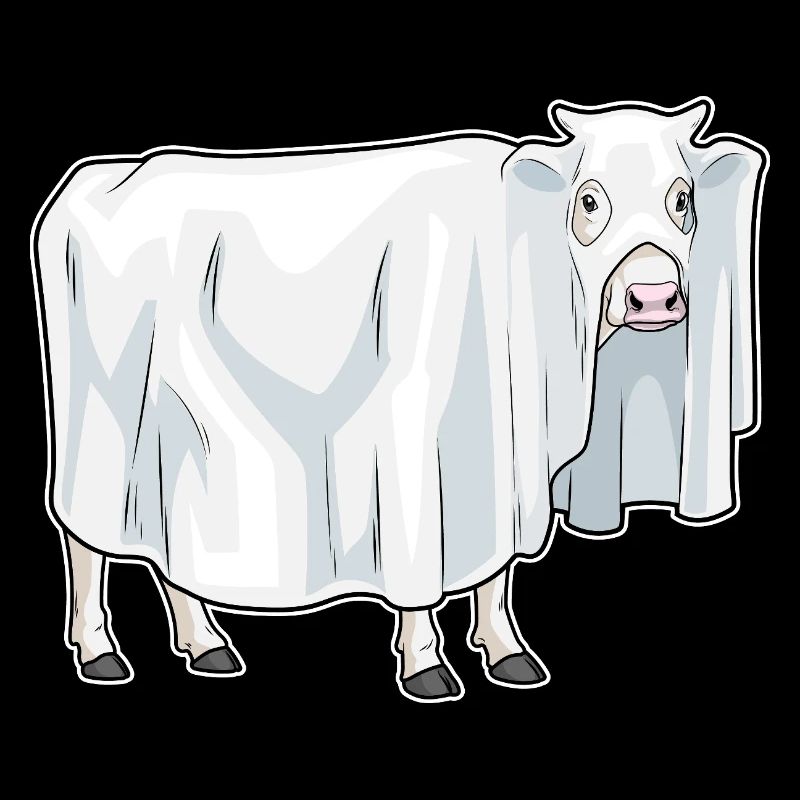 Cow Halloween Ghost