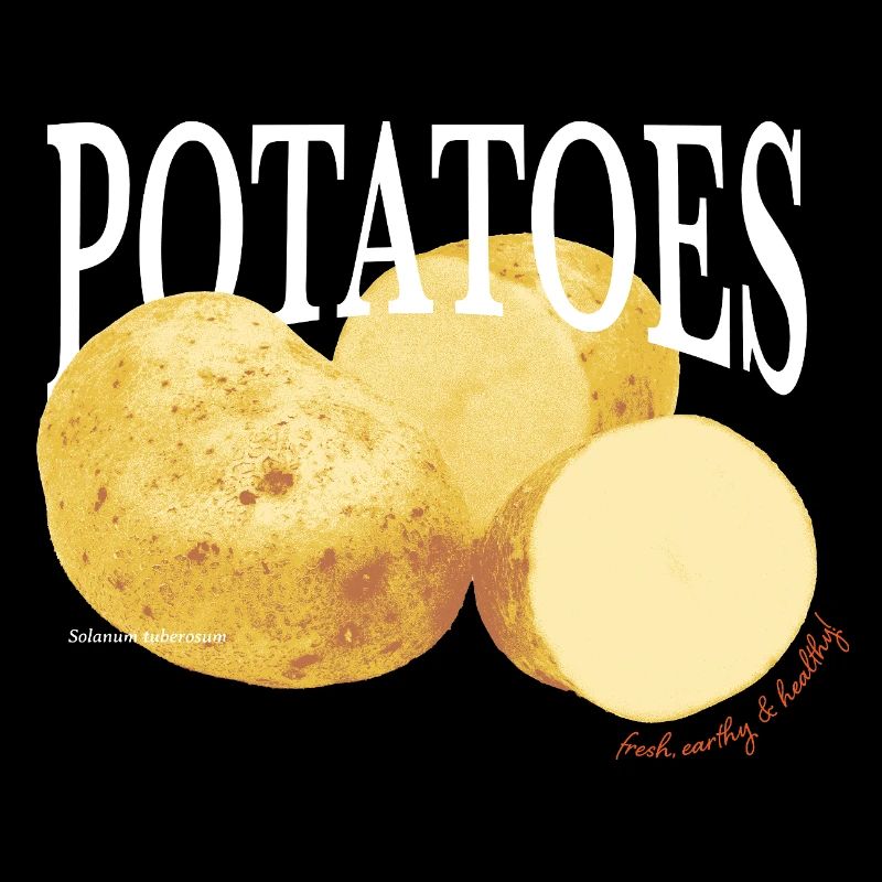 Pommes de terre – Retro Vegetable Statement