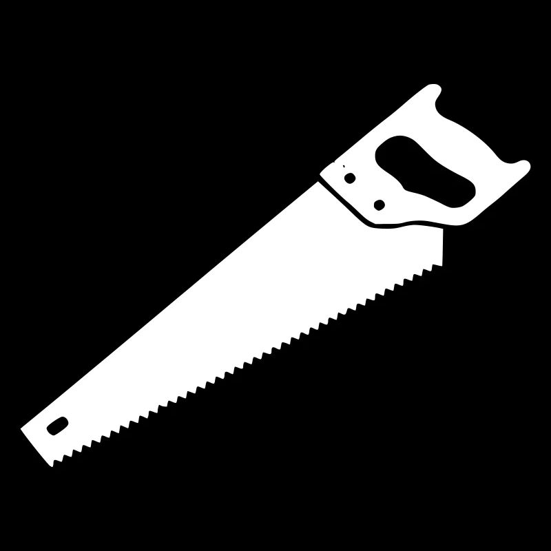 Fuchsschwanz Säge Holzarbeit Vektor