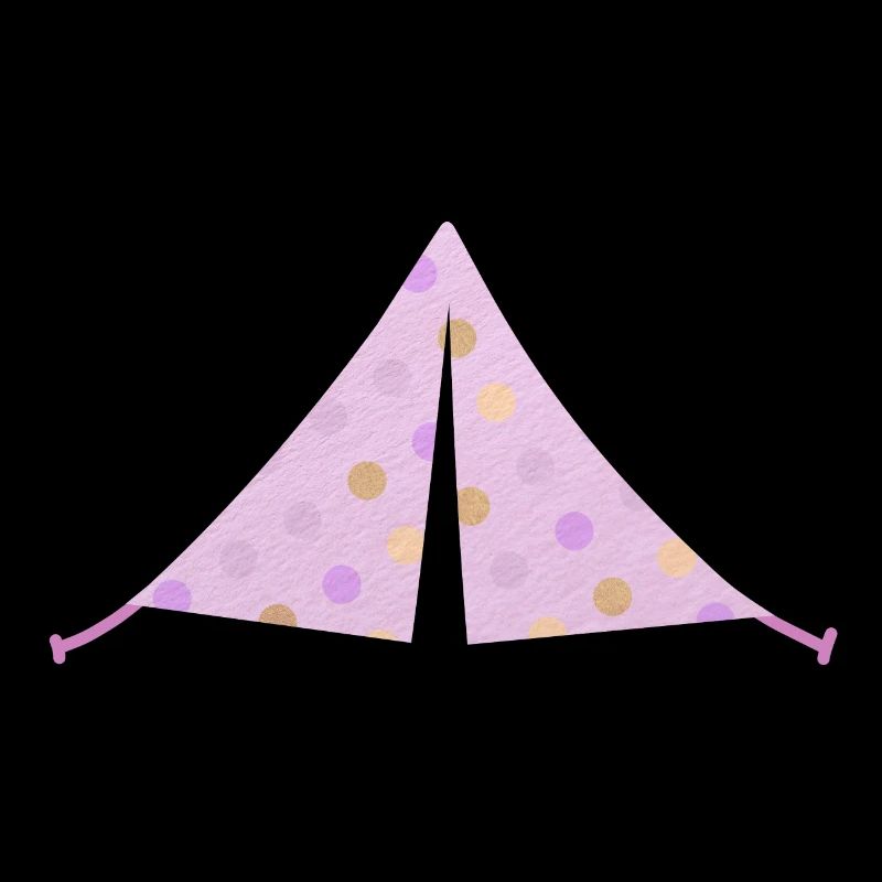 Zelt rosa Dots Punkte Camping Camper Mädchen