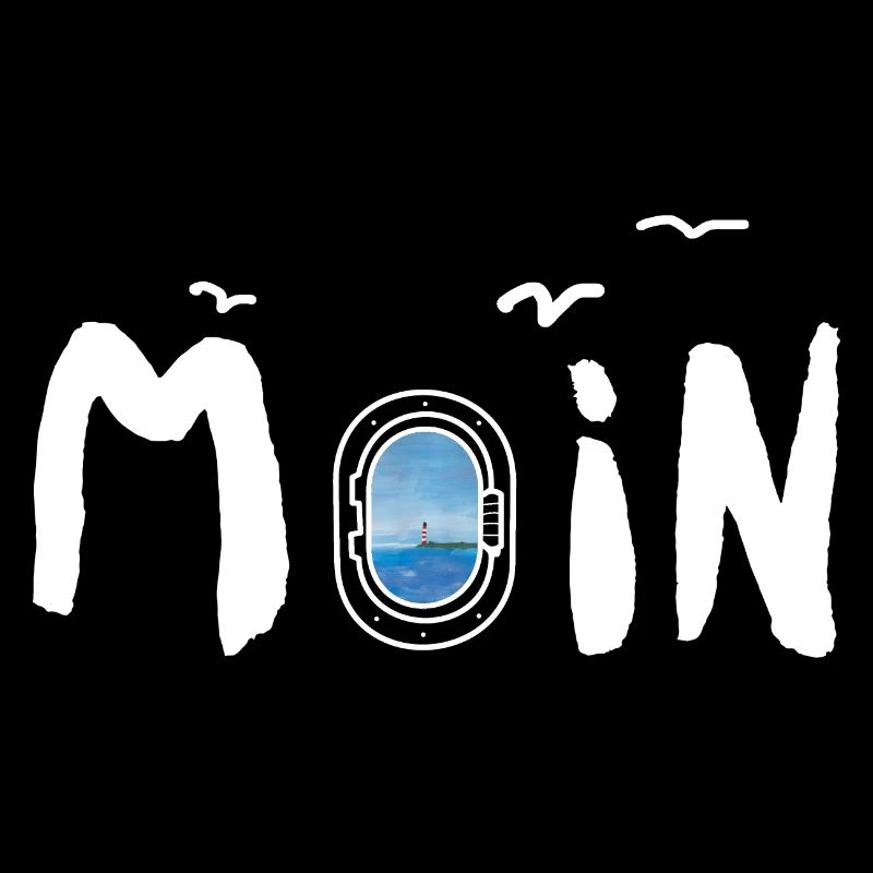 Moin Meer Leuchtturm Möwe