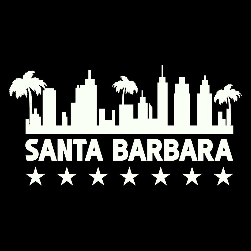Silhouette côtière de Santa Barbara