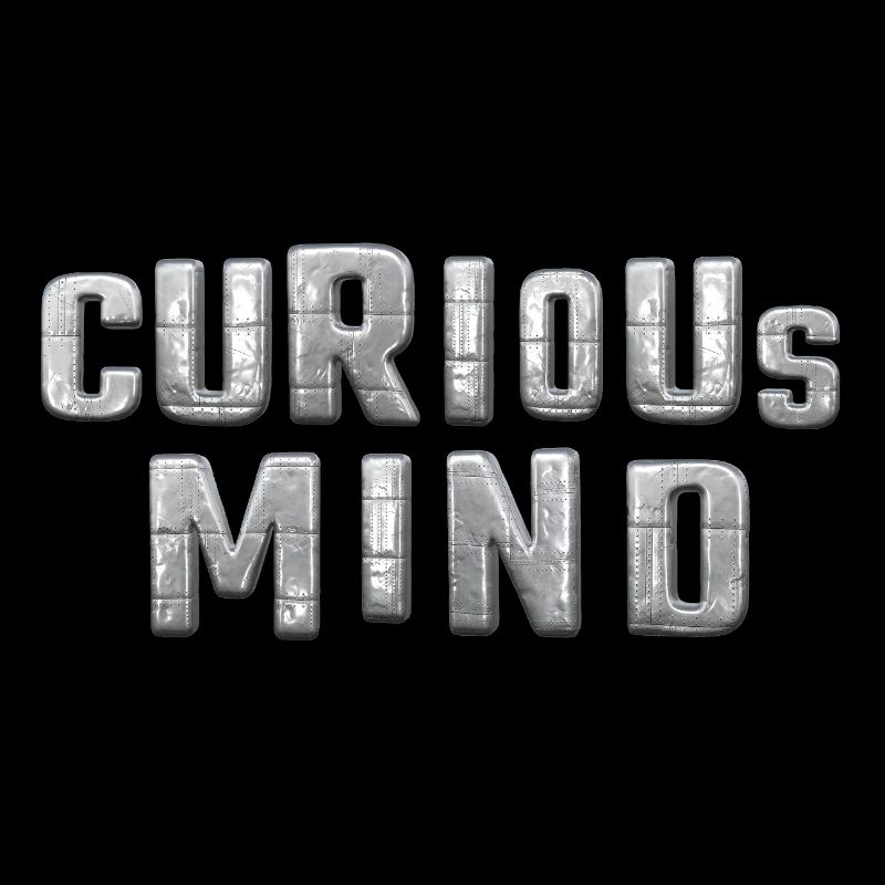 curious Mind metallic 3d