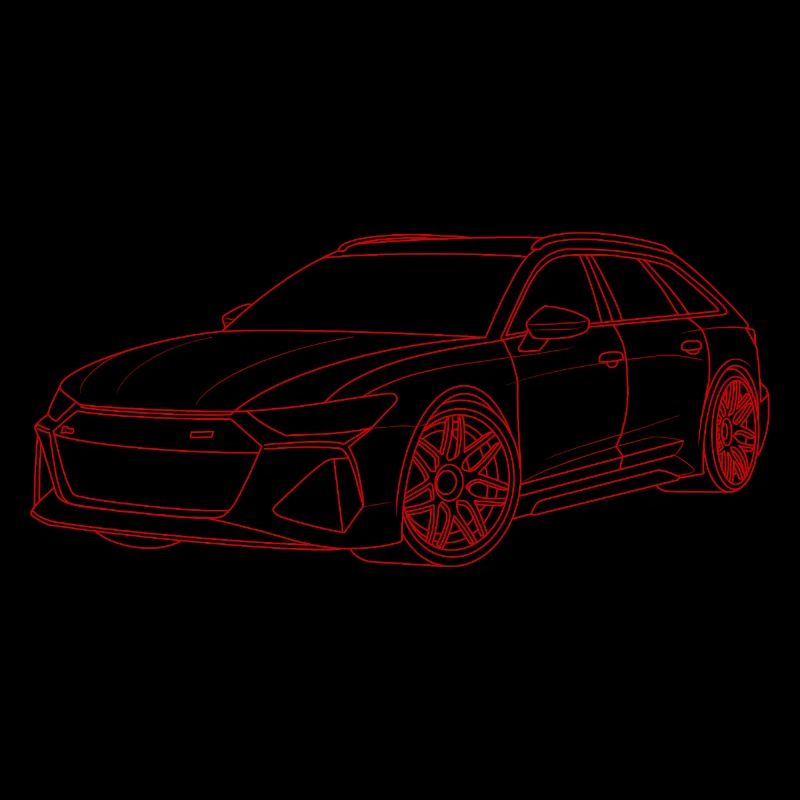 Auto outline red