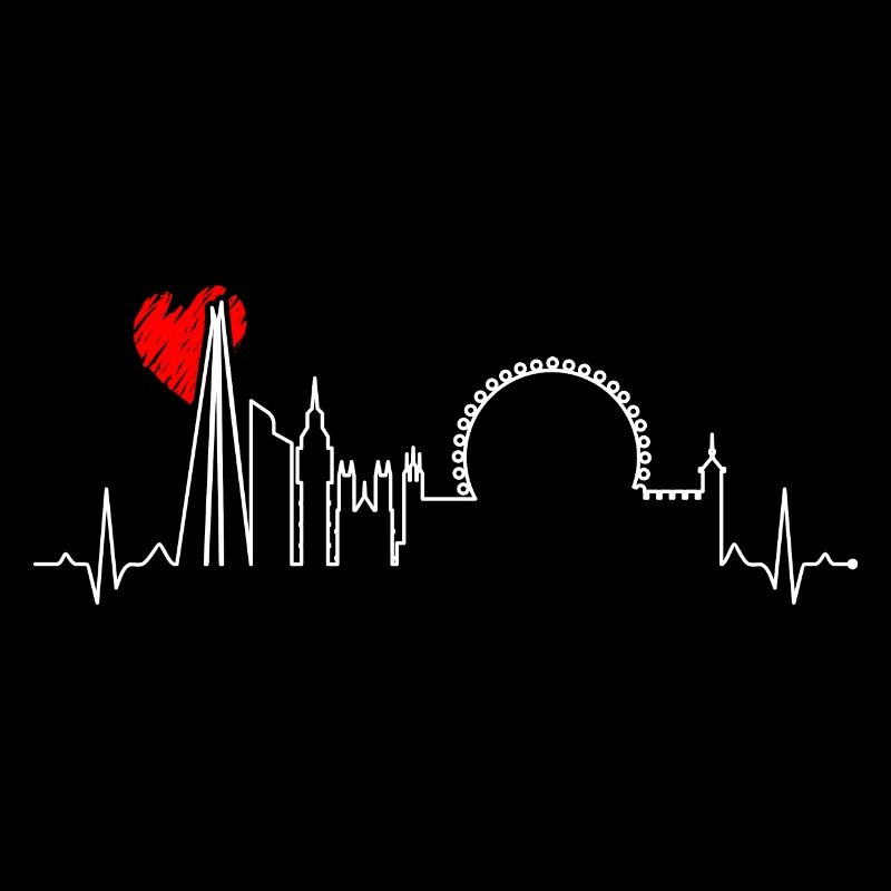 Urban Skyline Heartbeat