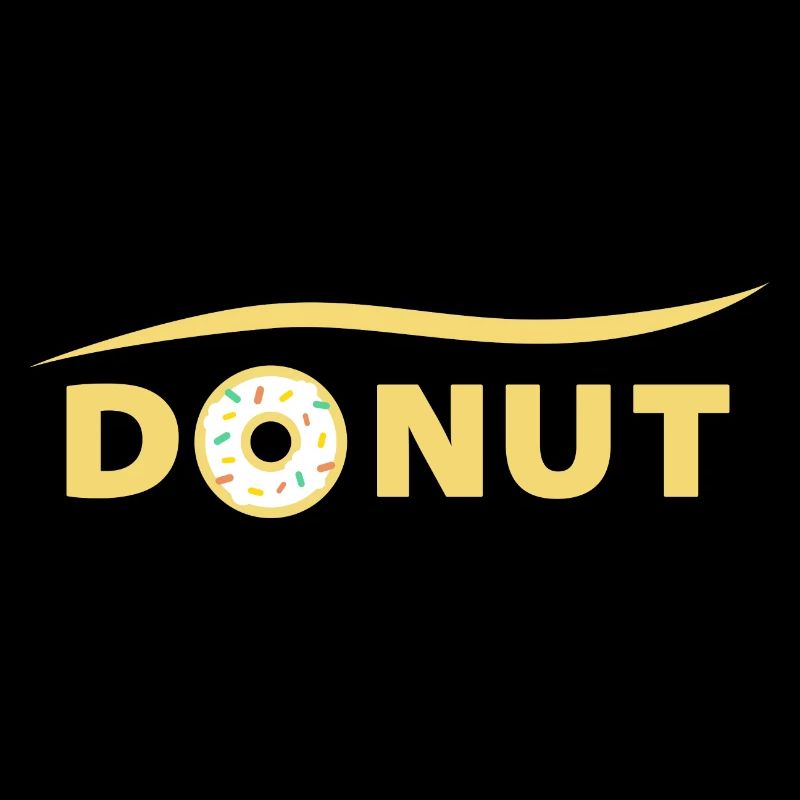 | de lettrage DONUT allégation de beignet