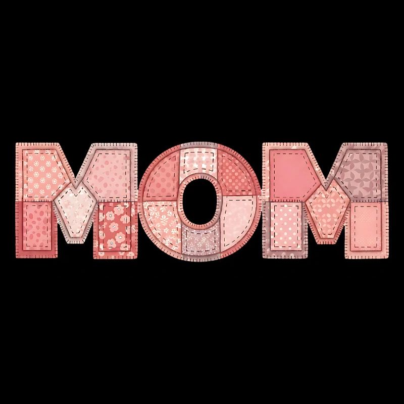 Cadeau à motif floral patchwork de maman