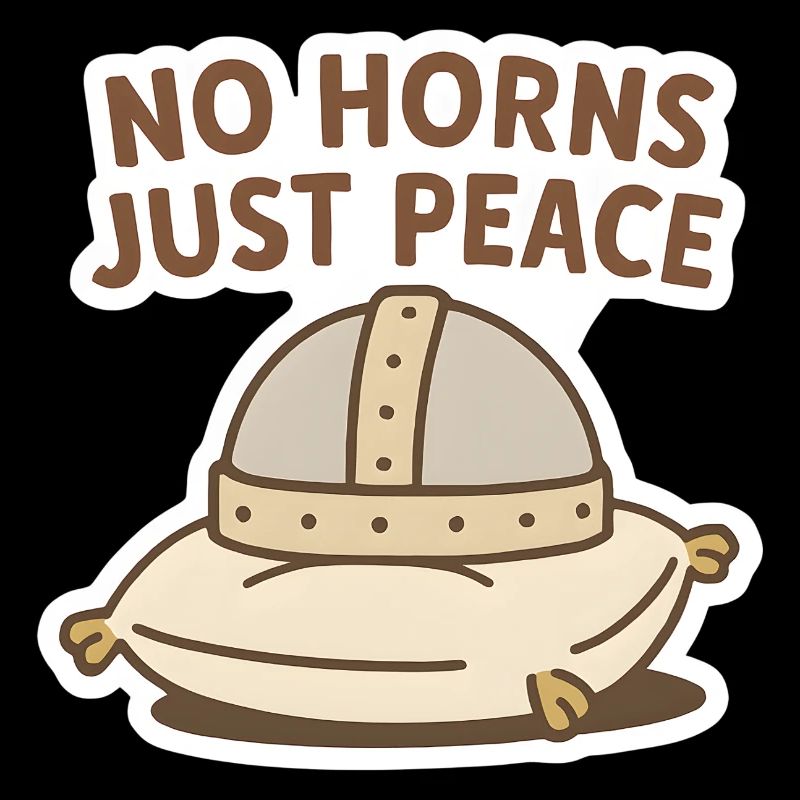 Message de sac paisible sans cornes