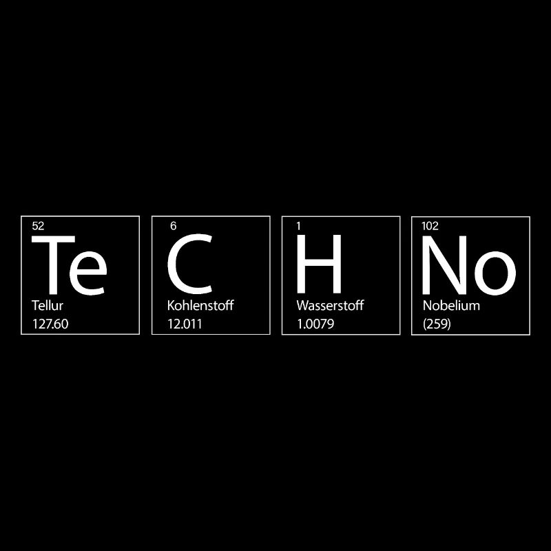 Techno Rave Chemie Elemente