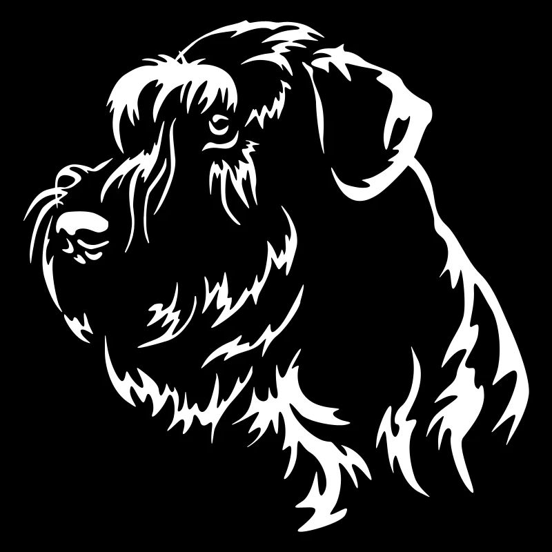 Riesenschnauzer Kopf "Black Edition"