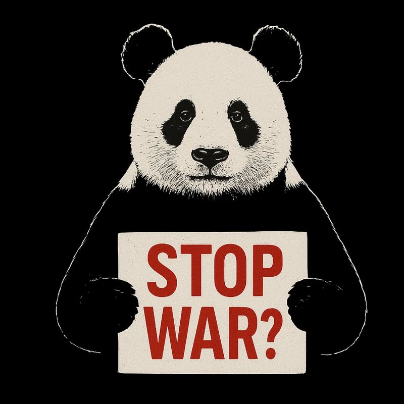Panda fordert Frieden