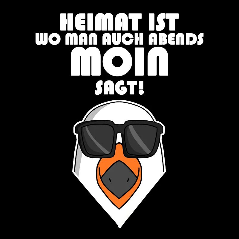 Plattdeutsch Spruch Moin Möwe Nordsee