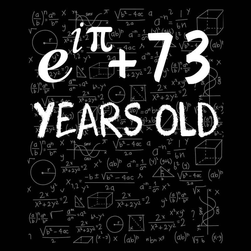 72nd Birthday 72 Years Euler Identity Math Gift