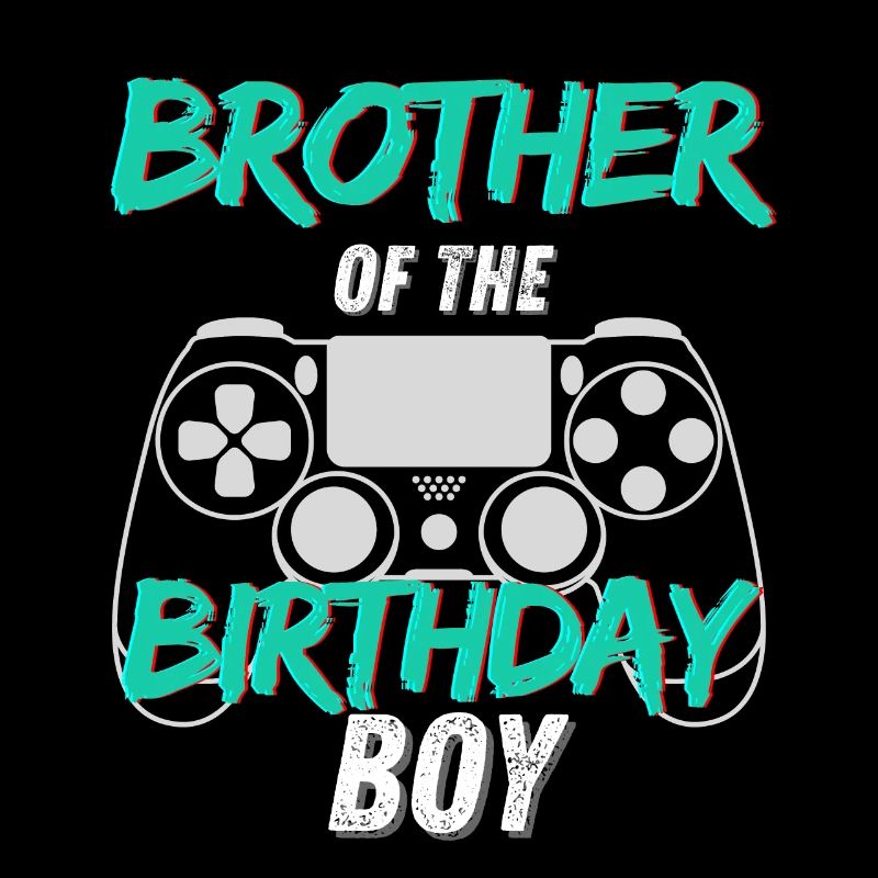 Bruder des Geburtstagskind-Gaming-Designs