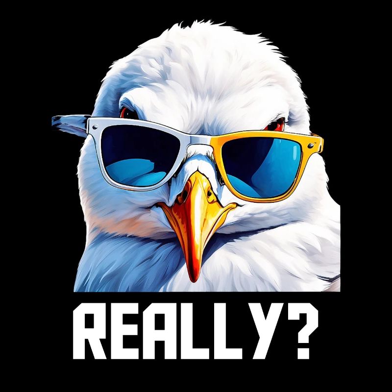 Really - Möwe mit Sonnebrille