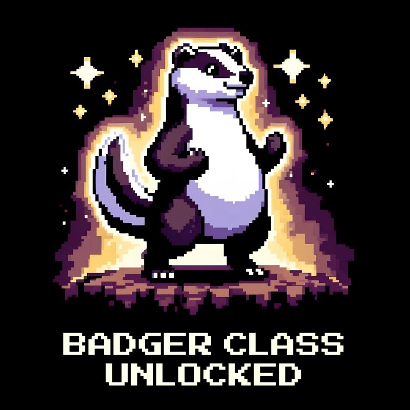 Badger Class Unlocked | Dachs, RPG Humor