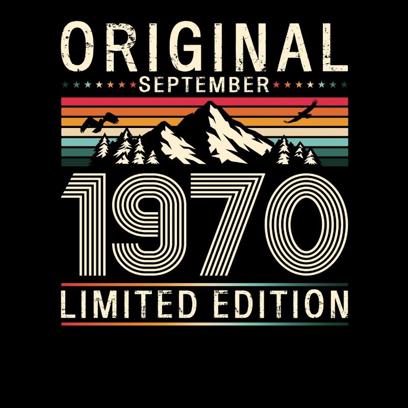 55th birthday Original September 1970
