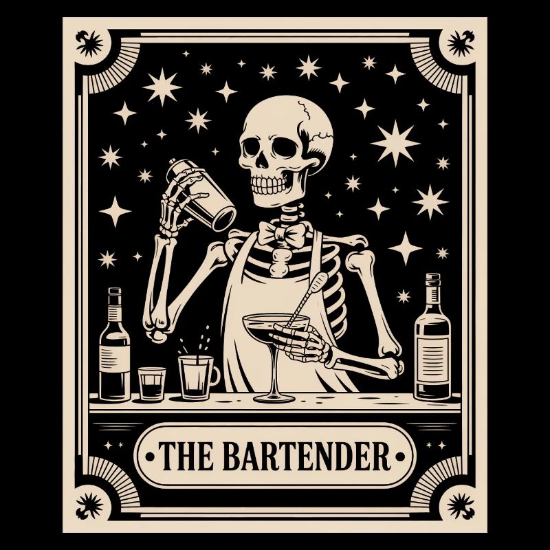 Bartender Barman The Bartender Tarot Cocktail
