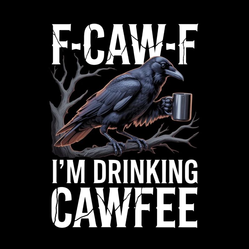 Crow Coffee Saying