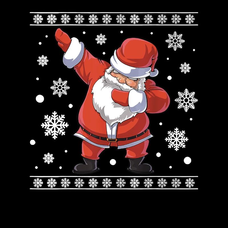 Noël Moche Tamponner Pull Père Noël Danse Drôle