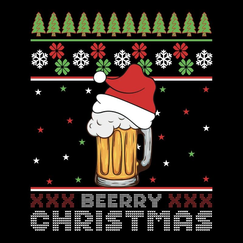Frohe Weihnachtsbier, hässlicher Pullover – Geschenk