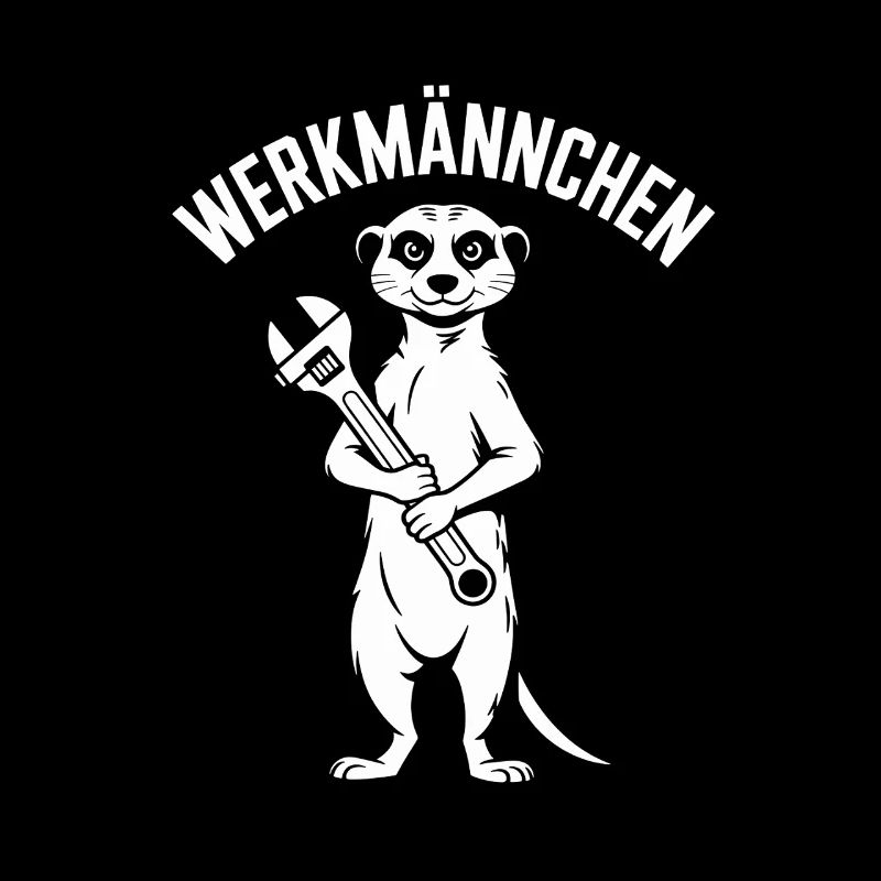 Erdmännchen Echter Heimwerker Mann Handwerker