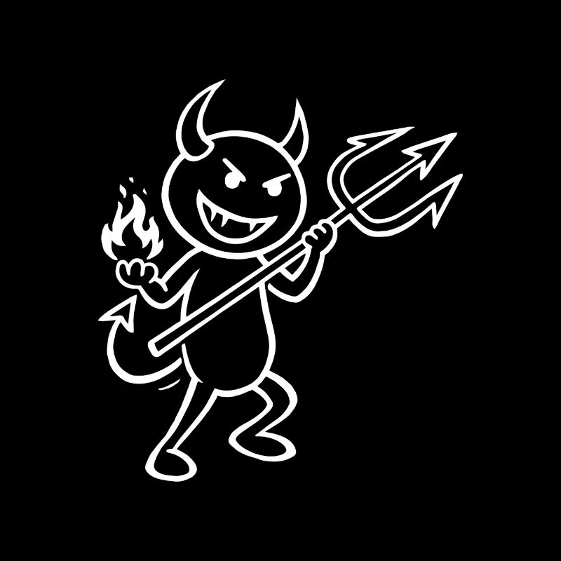 Devilish Flames - Devil with Flames