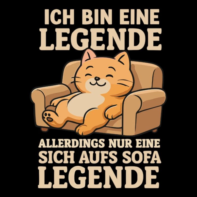 Sarcasm Cat Saying Sofa Legend