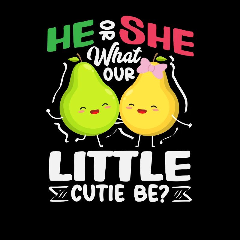 Er Oder Sie Kleiner Schatz Birnen Gender Reveal
