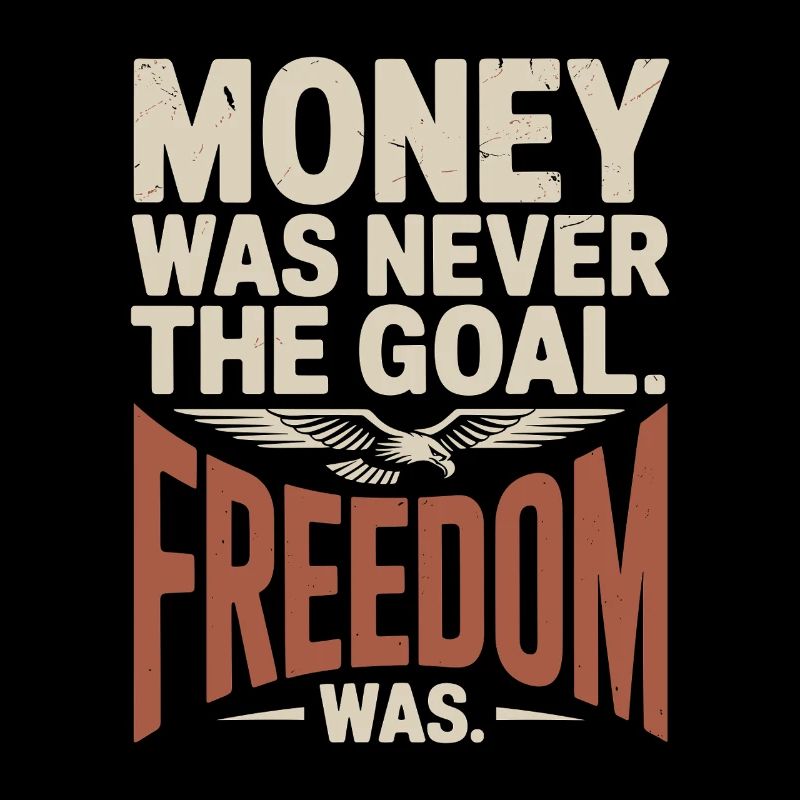 Objectif financier Esprit de liberté Entrepreneur Liberté