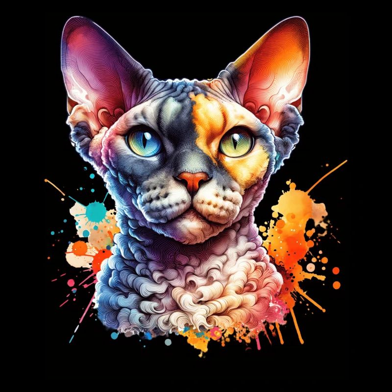 Devon Rex Motif