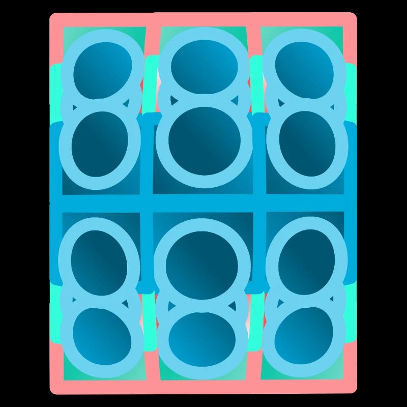 blue pattern, graphic art
