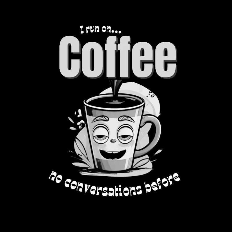Ambiance café – Pas de conversations avant le café