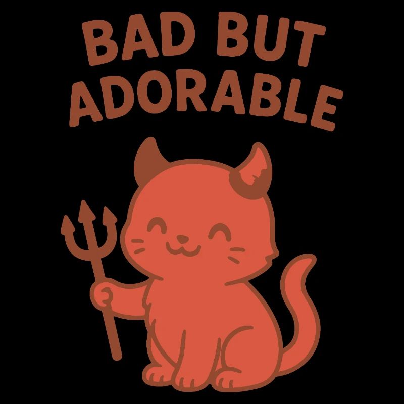 Bad But Adorable Devil Cat