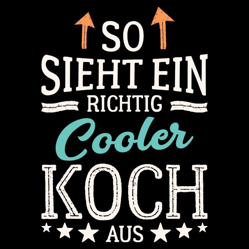 So sieht ein richtig cooler Koch aus
