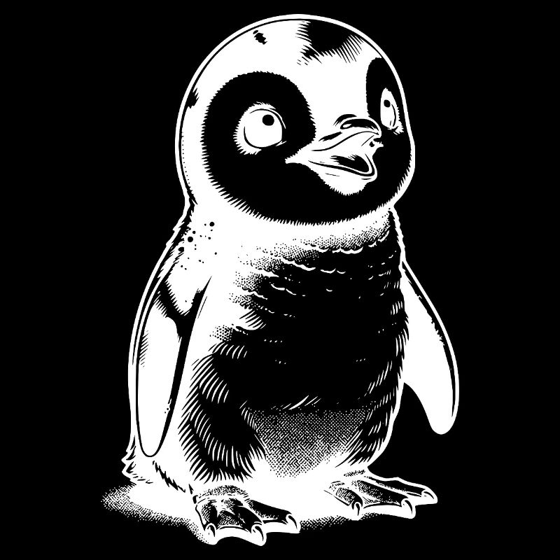 Knuffiger Eisbewohner Baby Pinguin Kinder Style