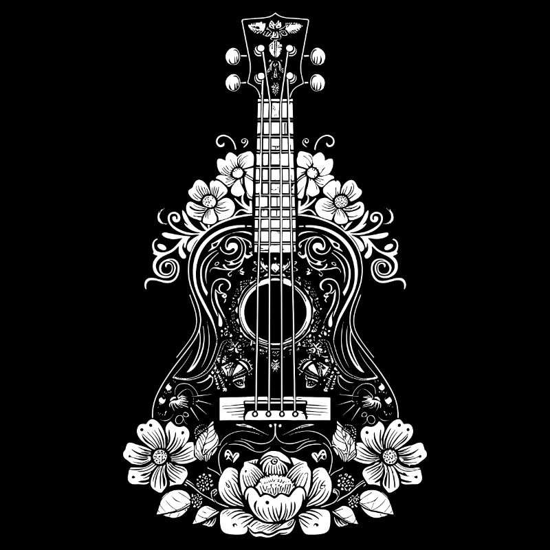 Ukulele Comic-Stil