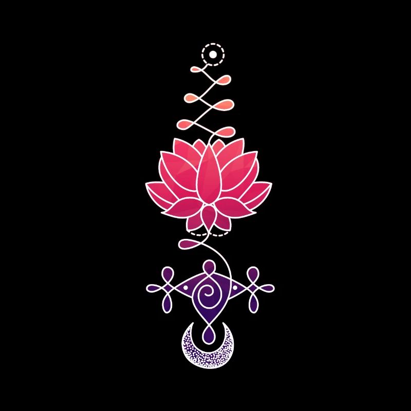 Ätherisches Lotusblütensymbol