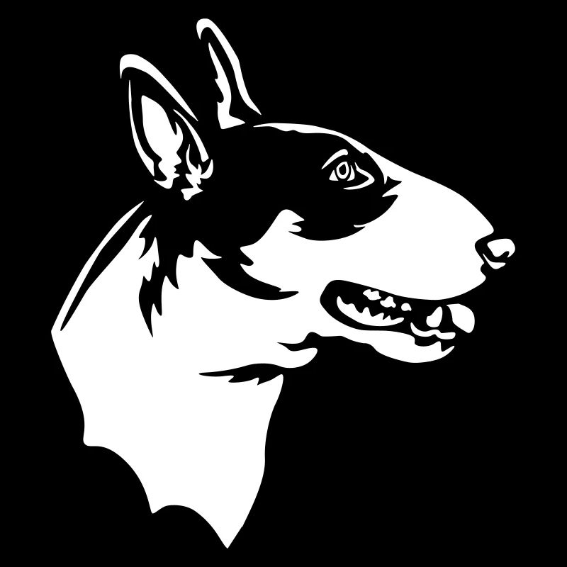 Tête de Bull Terrier « Black Edition »