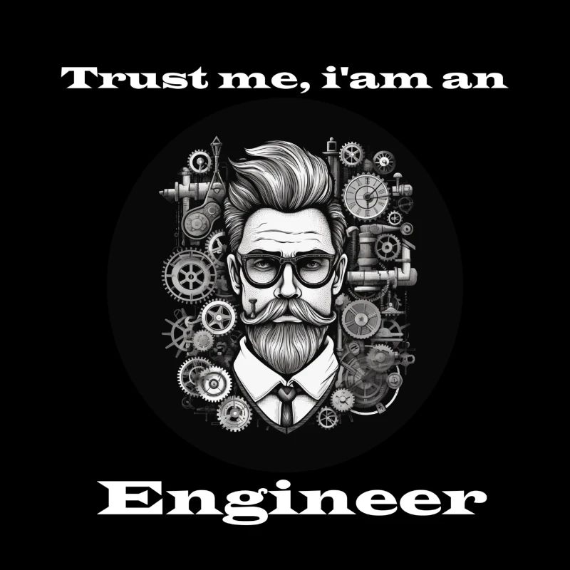 Trust me Engineer weiß
