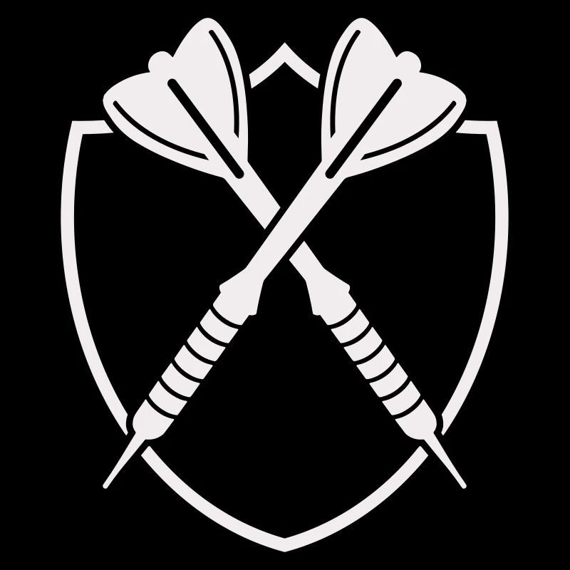 Croix de Bouclier de Fléchettes – Symbole de Précision