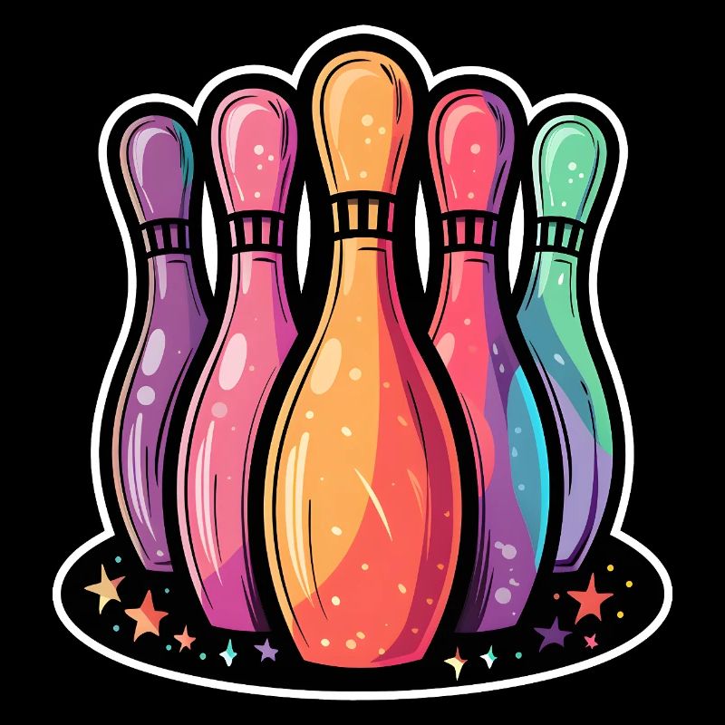 Quilles de bowling drôles