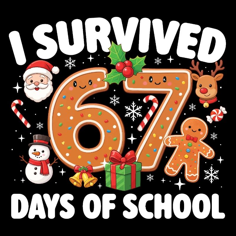 67 Days Survived Funny Student School Meme