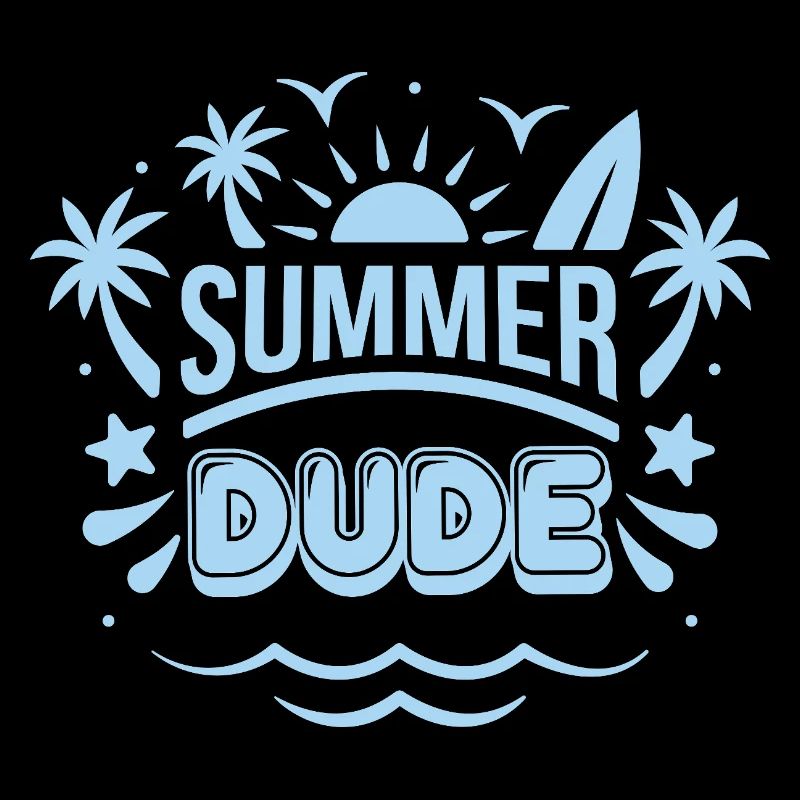 Summer Dude Surf Logo
