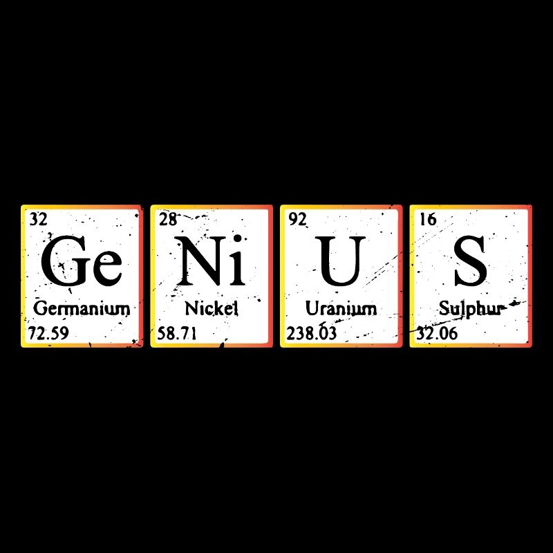 Genius Periodic Table Elements Chemistry